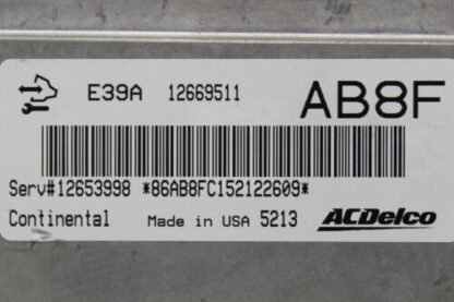 13-16 Buick Regal 12653998 Computadora de motor ECU ECM ECM - Image 4