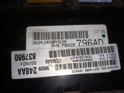 2004 Dodge Ram 1500 Computadora de motor ECU ECM P56028796AD